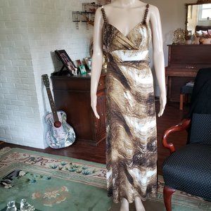 Fitted Maxi Dress ,Small